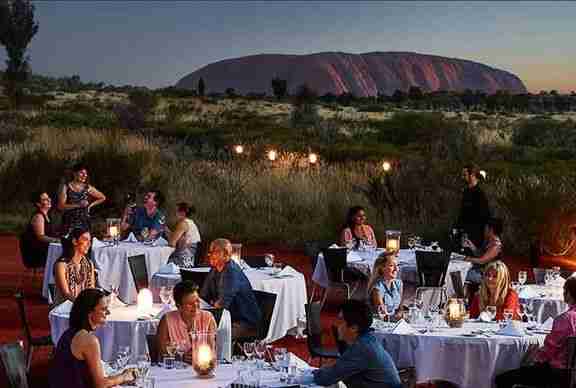 Ayers Rock dinner at Sounds of Silence