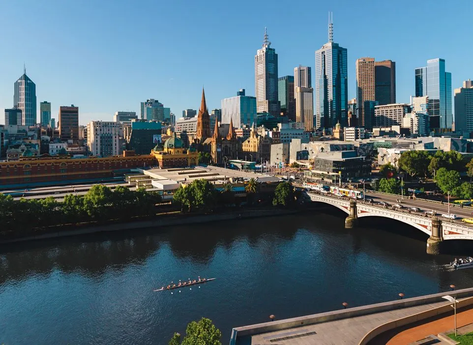 Melbourne city skyline