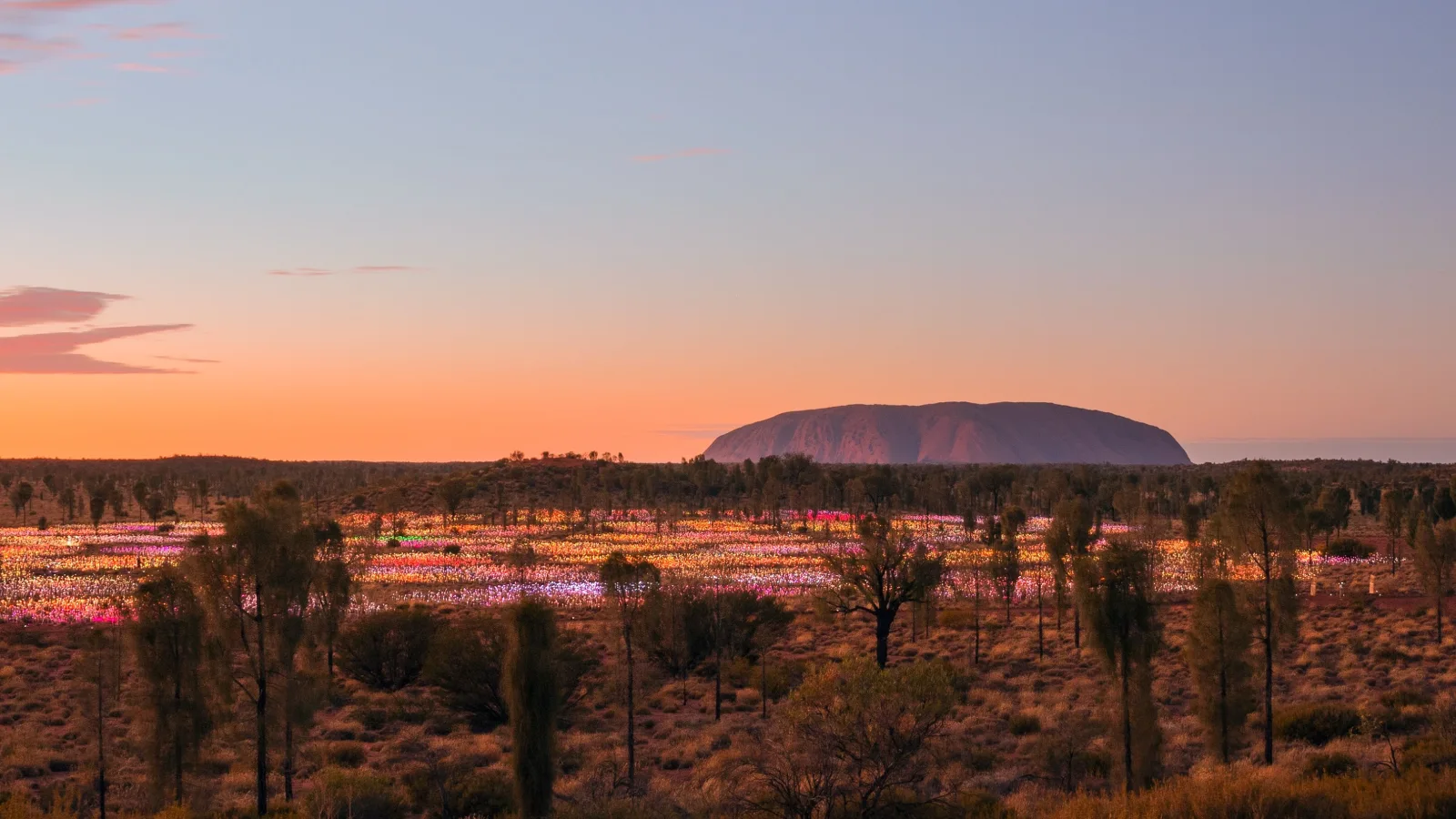 Uluru at dusk